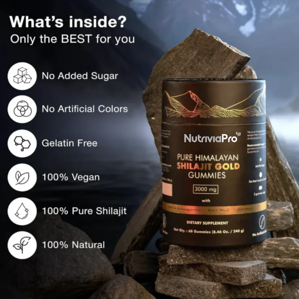 NutriviaPro - Pure Shilajit Gummies™