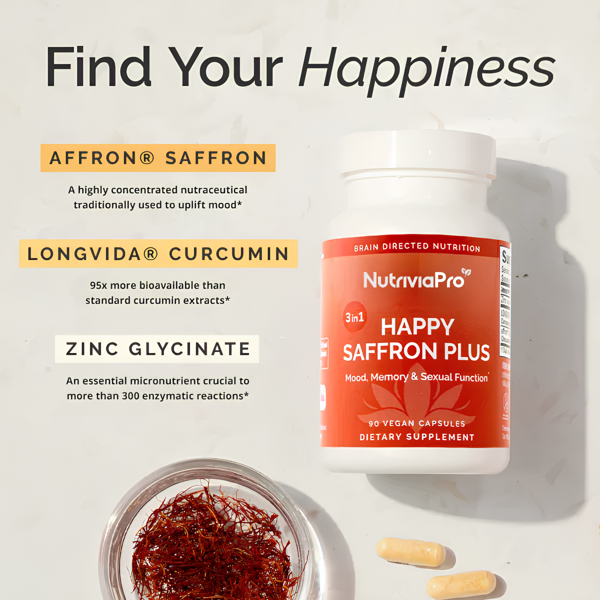 NutriviaPro - Happy Saffron Plus™