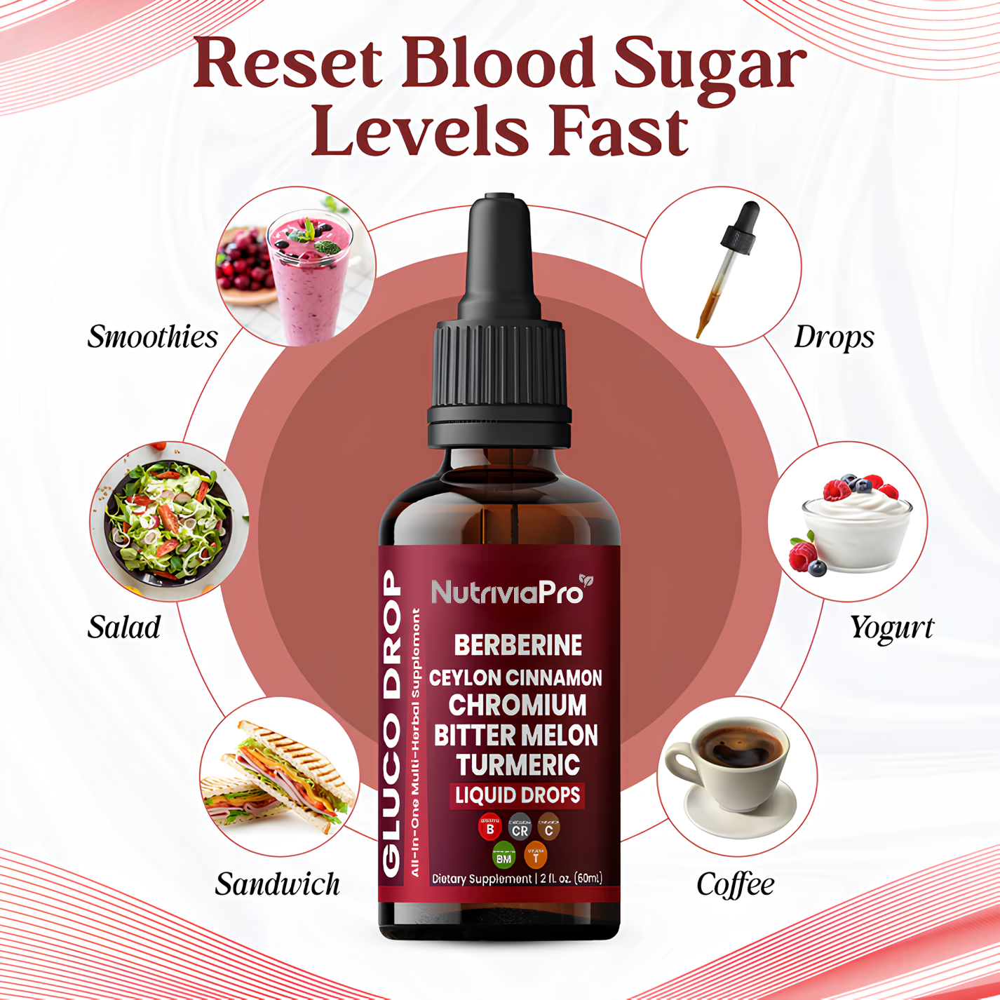 NutriviaPro - Gluco Drop Blood Sugar Regulator®
