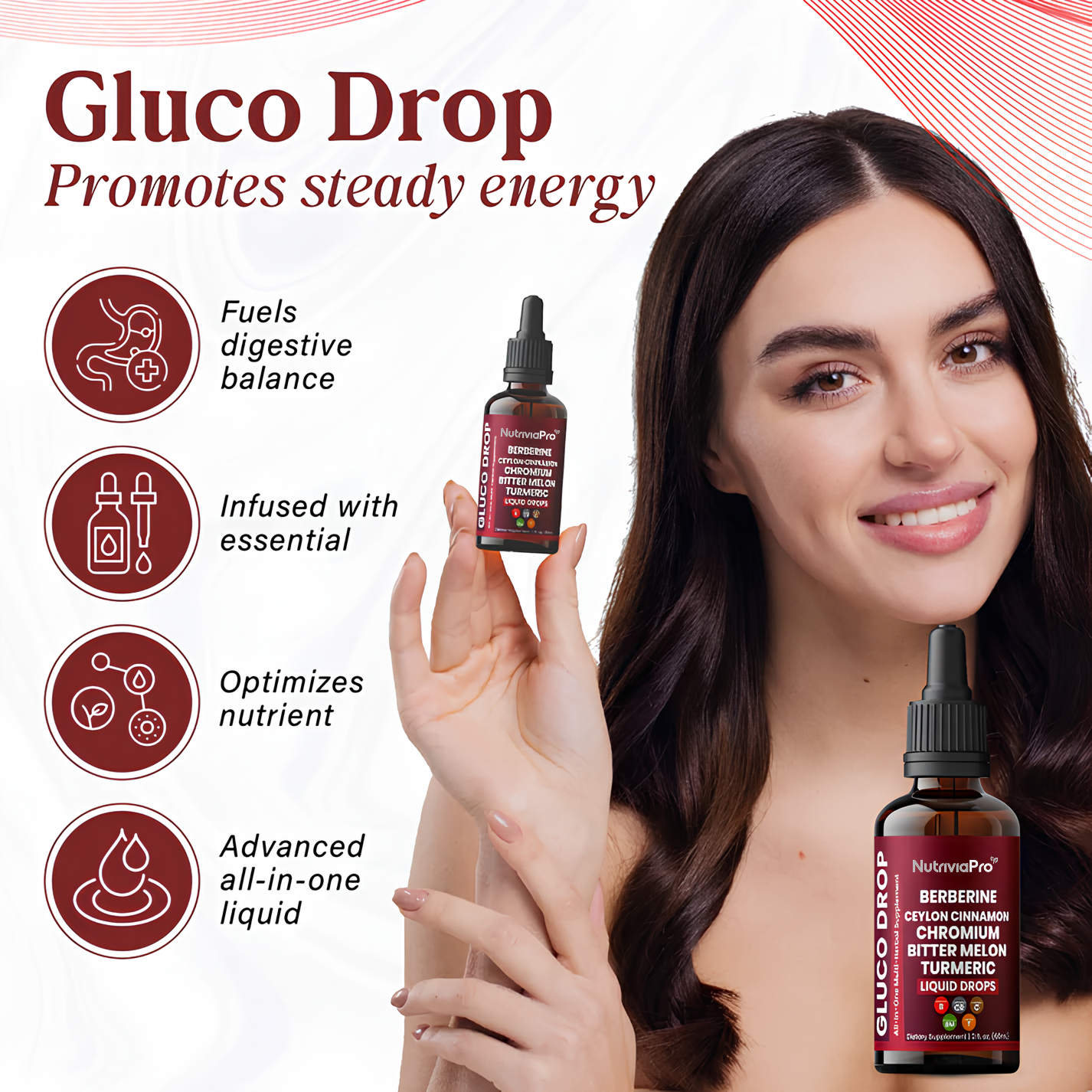 NutriviaPro - Gluco Drop Blood Sugar Regulator®