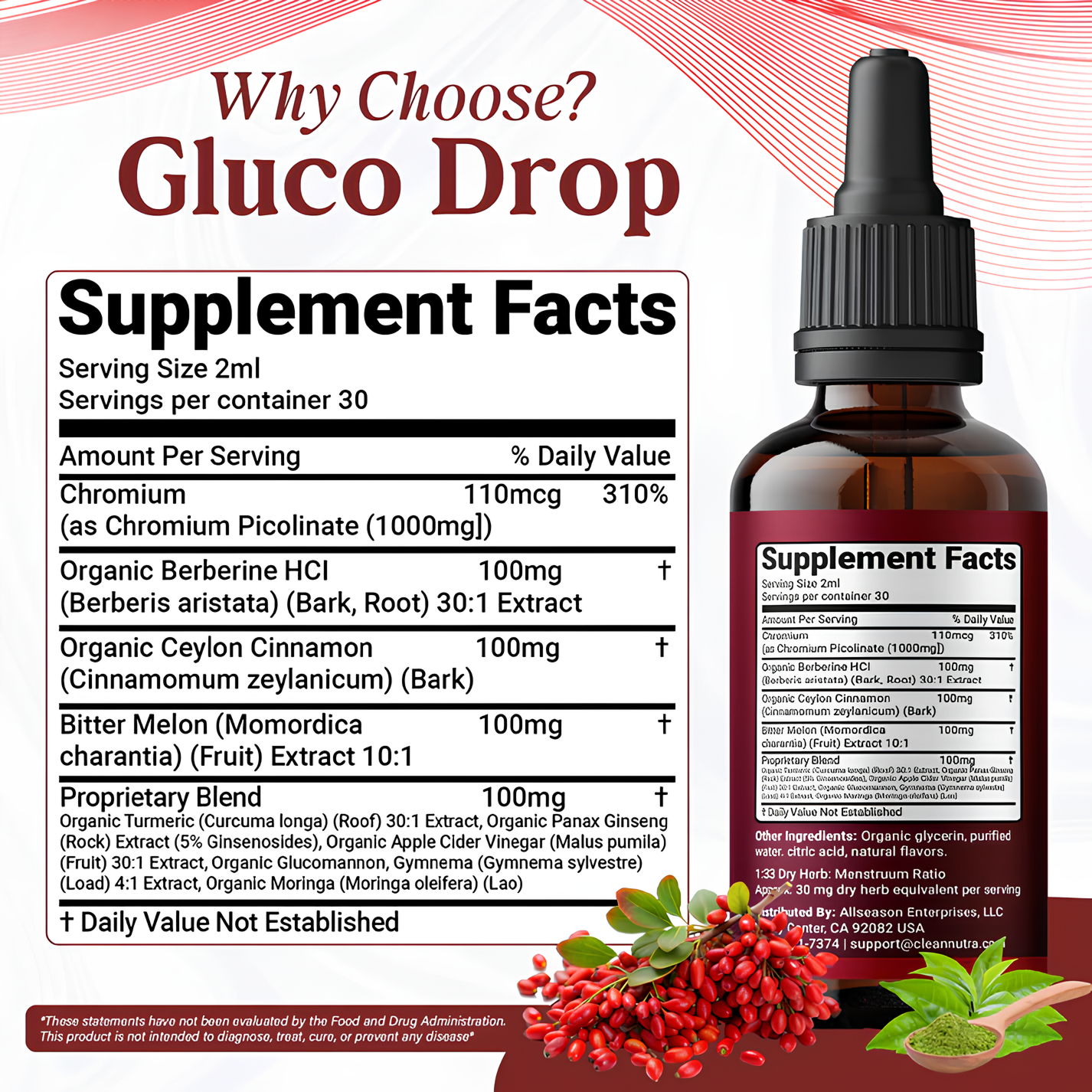 NutriviaPro - Gluco Drop Blood Sugar Regulator®