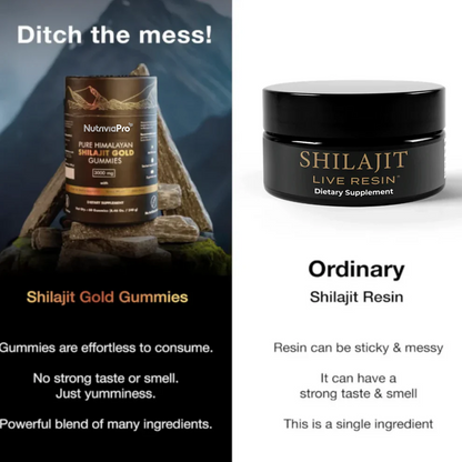 NutriviaPro - Pure Shilajit Gummies™