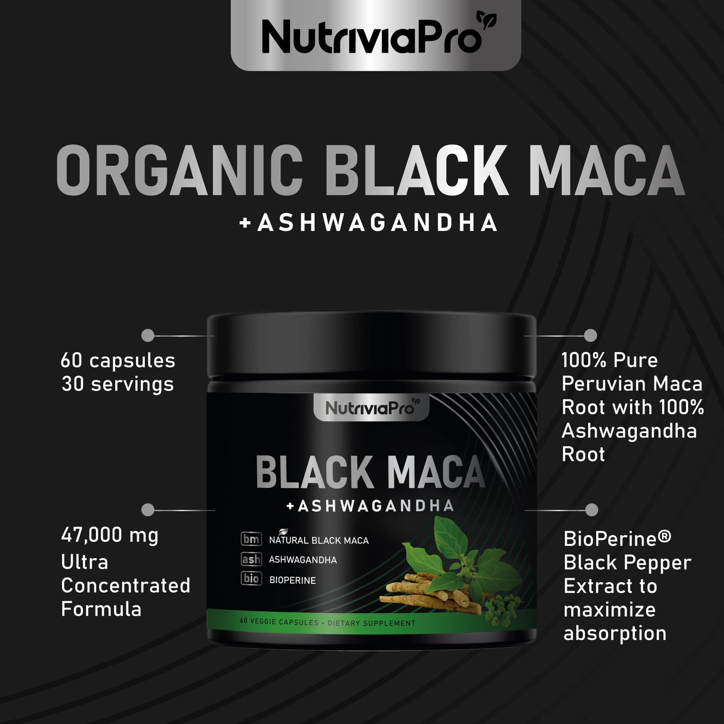 NutriviaPro – Black Maca Boost ™